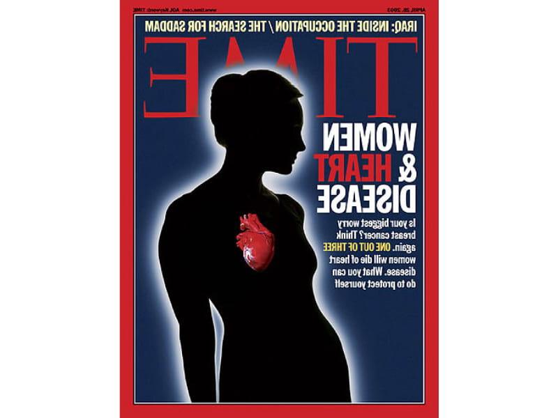 The cover story of a 2003 issue of Time magazine focused on heart disease as the No. 1 killer of women. (Time/Media Bank)